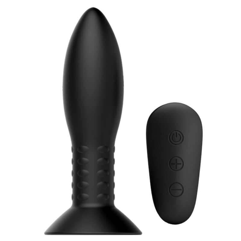 Plug com Bolas Rotatórias Preto da MR PLAY