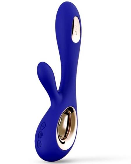 Vibrador rabbit SORAYA WAVE da LELO na cor azul