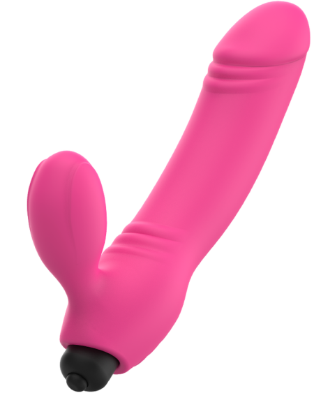 Vibrador duplo estimulação Xmas edition rosa