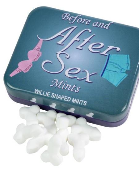 SPENCER & FLEETWOOD - CARAMELOS MENTA FORMA PENE PARA ANTES Y DESPUES DEL SEXO