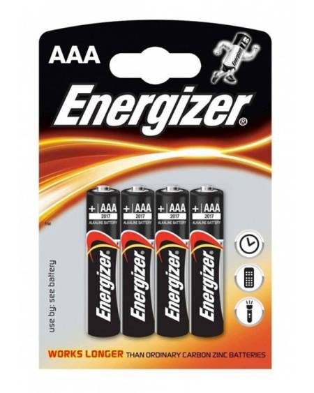 ENERGIZER - ALKALINE POWER PILA ALCALINA AAA LR03 BLISTER*4