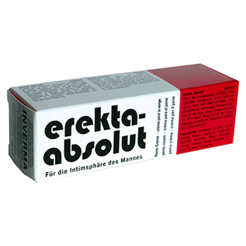 Creme EREKTA ABSOLUT da INVERMA para ereção rápida