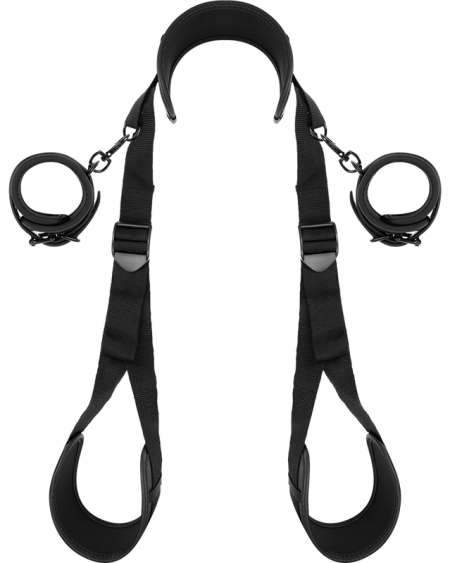 Conjunto de ataduras Fetish Submissive para posição pernas abertas