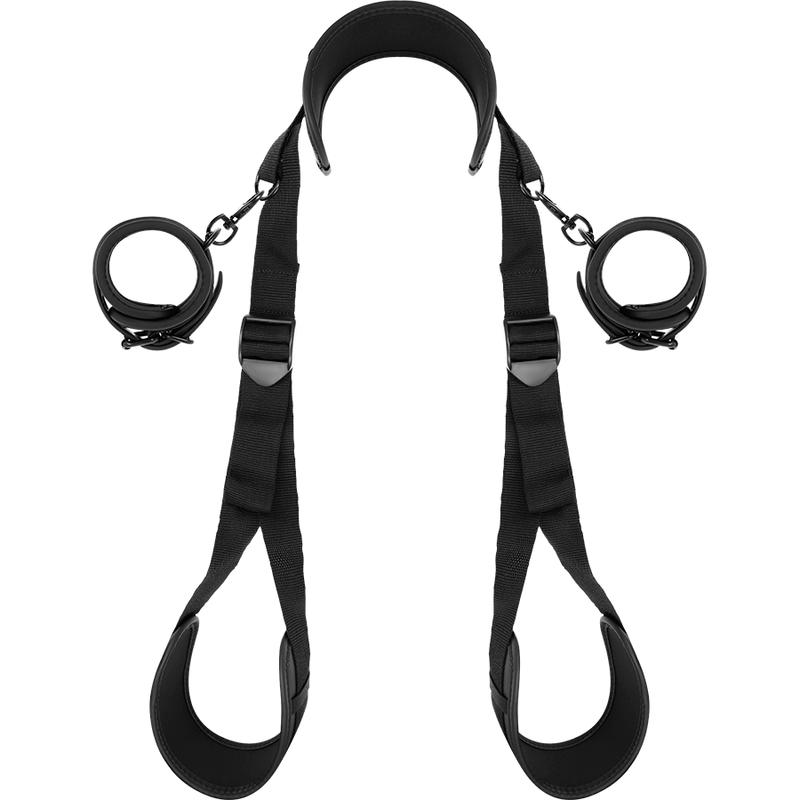 Conjunto de ataduras Fetish Submissive para posição pernas abertas