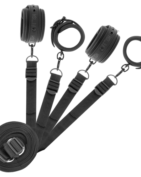 Set de algemas e ataduras com forro de neopreno