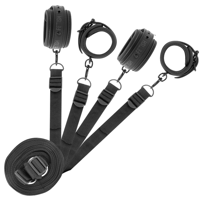 Set de algemas e ataduras com forro de neopreno