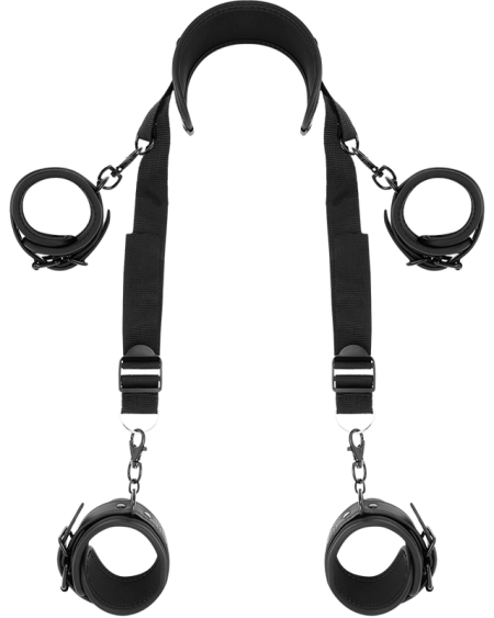 Set de algemas e ataduras Posição Master da FETISH SUBMISSIVE