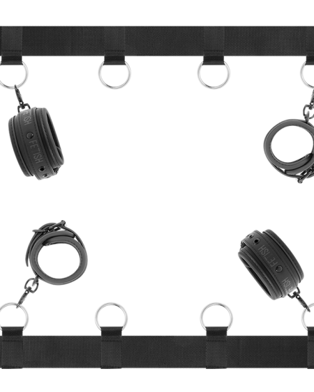 Set Ataduras Cama Luxury FETISH SUBMISSIVE com Forro de Neopreno
