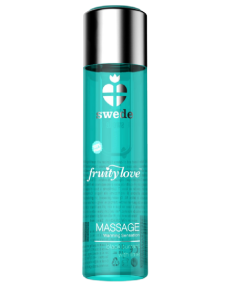SWEDE - FRUITY LOVE ACEITE EFECTO CALOR GROSELLA NEGRA Y LIMA 120 ML
