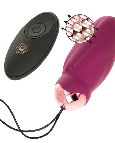 RITHUAL - SITA HUEVO CONTROL REMOTO ROTACIÓN DE PERLAS + VIBRACIÓN