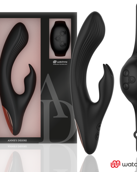 ANNE'S DESIRE - RABBIT CONTROL REMOTO TECNOLOGÍA WATCHME NEGRO