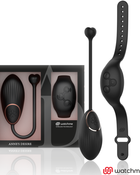 ANNE'S DESIRE - HUEVO CONTROL REMOTO TECNOLOGÍA WATCHME NEGRO