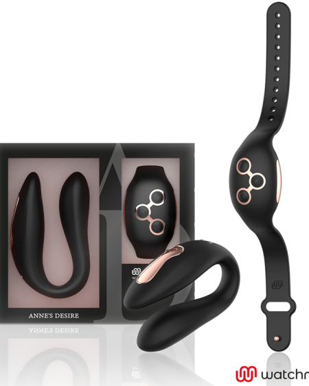ANNE'S DESIRE - DUAL PLEASURE TECNOLOGÍA WATCHME NEGRO/GOLD