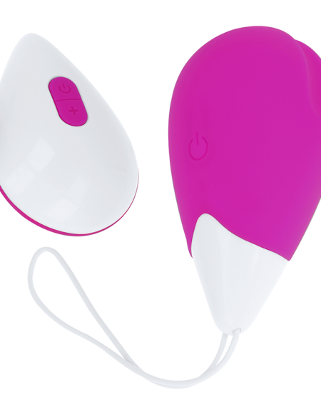 OHMAMA - HUEVO VIBRADOR 10 MODOS LILA Y BLANCO