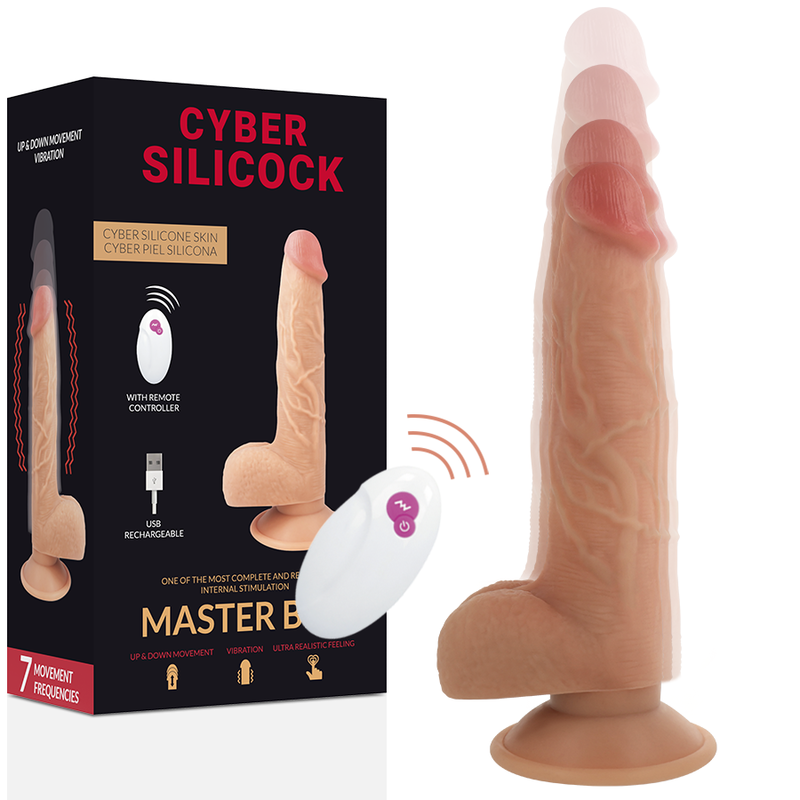 Vibrador Realístico Cyber Silicock Master Ben 23.88 cm