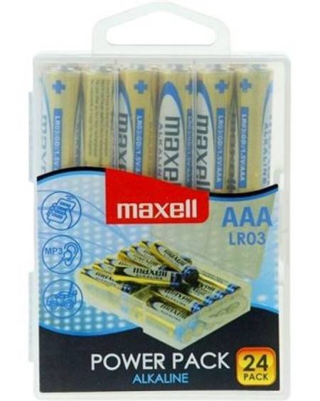 MAXELL - PILA ALCALINA AAA LR03 PACK*24 PILAS