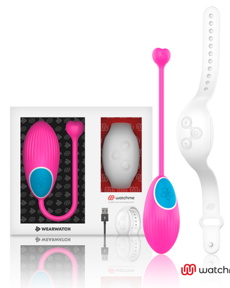 WEARWATCH - HUEVO CONTROL REMOTO TECHNOLOGY WATCHME FUCSIA / NIVEO
