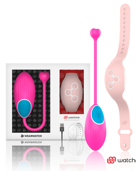 WEARWATCH - HUEVO CONTROL REMOTO TECHNOLOGY WATCHME FUCSIA / ROSA