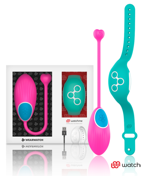 WEARWATCH - HUEVO CONTROL REMOTO TECHNOLOGY WATCHME FUCSIA / AGUA MARINA