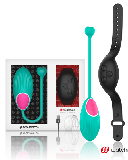 WEARWATCH - HUEVO CONTROL REMOTO TECHNOLOGY WATCHME AGUA MARINA / AZABACHE