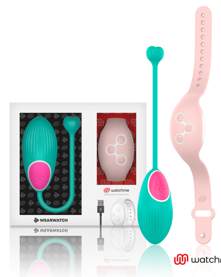 WEARWATCH - HUEVO CONTROL REMOTO TECHNOLOGY WATCHME AGUA MARINA / ROSA