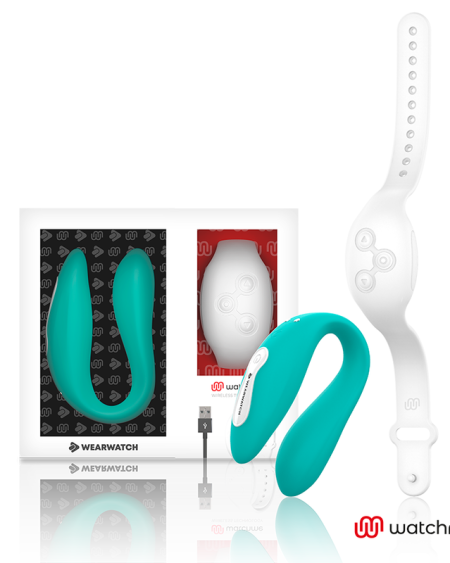 WEARWATCH - VIBRADOR DUAL TECHNOLOGY WATCHME AGUA MARINA / NÍVEO