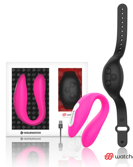 WEARWATCH - VIBRADOR DUAL TECHNOLOGY WATCHME FUCSIA /AZABACHE