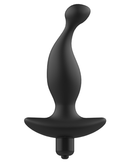 ADDICTED TOYS - MASAJEADOR ANAL CON VIBRACIÓN NEGRO MODELO 1