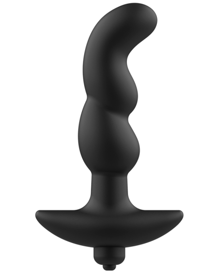 ADDICTED TOYS - MASAJEADOR ANAL CON VIBRACIÓN NEGRO MODELO 2