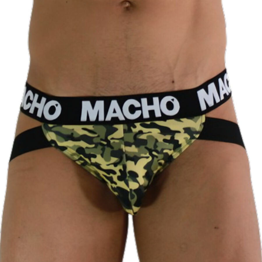 MACHO UNDERWEAR – Jockstrap MX28MV - VERDE, M