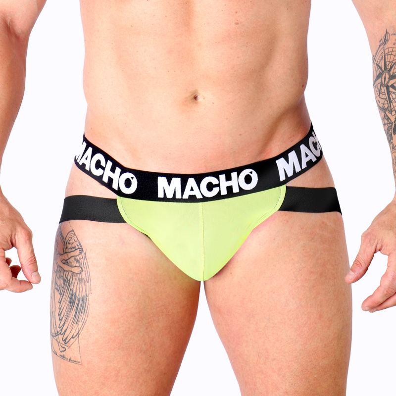 MACHO UNDERWEAR – Jockstrap MX28FA - AMARILLO, S