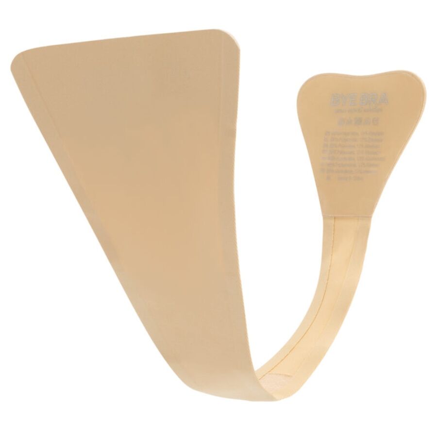 BYE-BRA – Tanga adesiva reutilizável, tamanho único - BEIGE