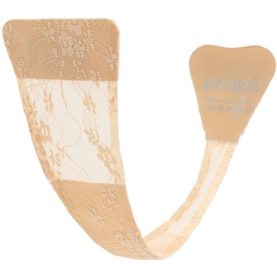 BYE BRA - UNDERWEAR – Tanga adesiva de renda - BEIGE
