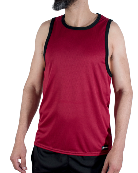 MACHO UNDERWEAR – CMV003 T-shirt desportiva grená - S/M
