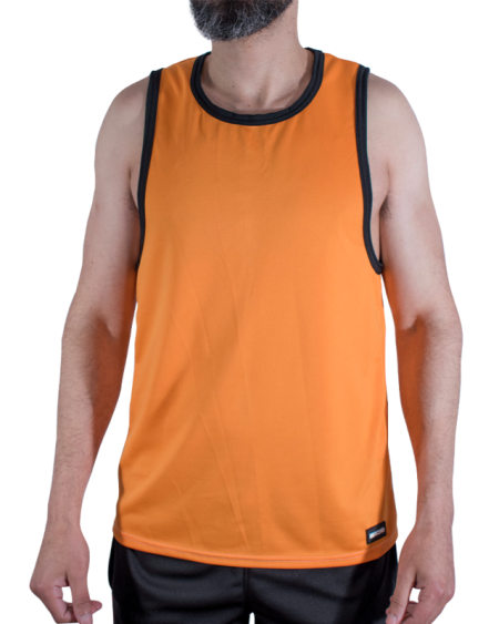 MACHO UNDERWEAR – CMV005 T-shirt desportiva laranja - S/M