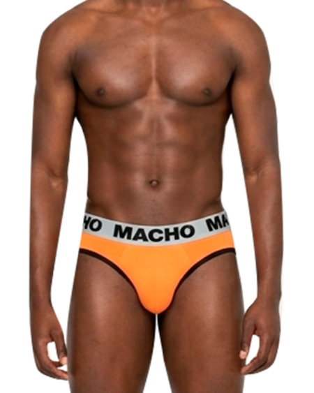 MACHO UNDERWEAR – MCH012 cueca slip laranja - S