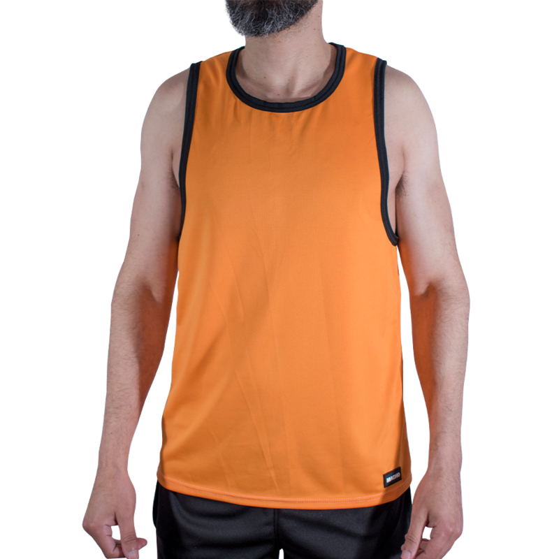 MACHO UNDERWEAR – CMV005 T-shirt desportiva laranja - L/XL