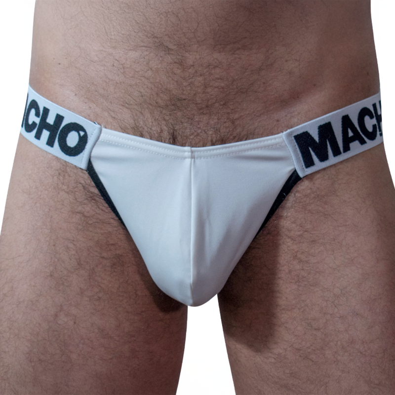 MACHO UNDERWEAR – MCH009 slip lateral branco - M