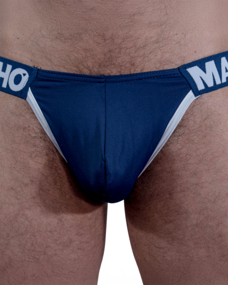 MACHO UNDERWEAR – Slip masculino MCH011 azul-escuro - M