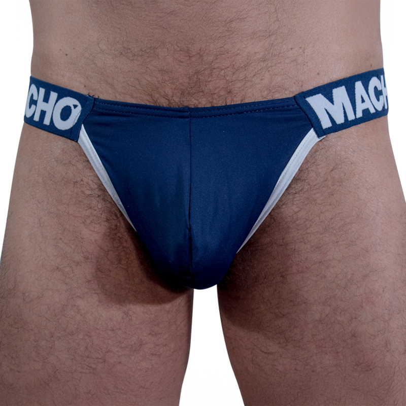 MACHO UNDERWEAR – Slip masculino MCH011 azul-escuro - M
