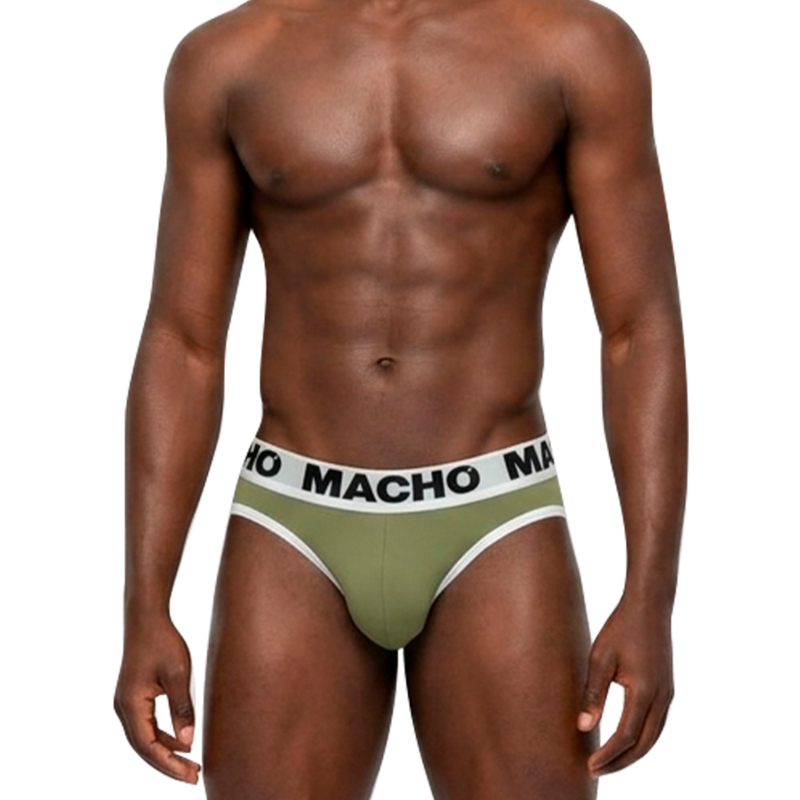 MACHO UNDERWEAR – Slip verde militar MCH013 - M