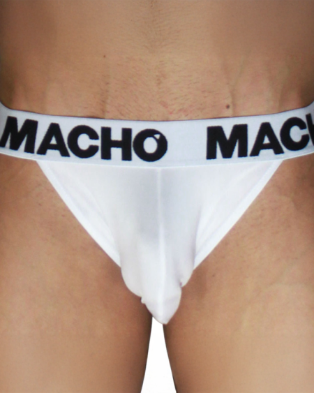 MACHO UNDERWEAR – MX29BL jockstrap branco - M