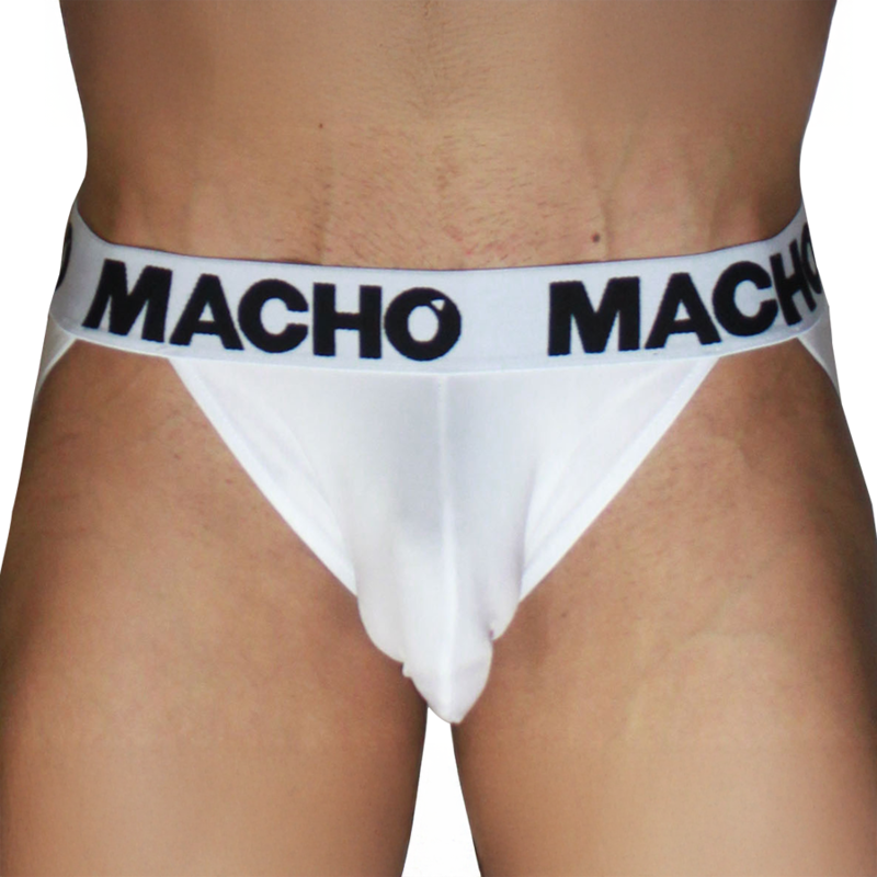 MACHO UNDERWEAR – MX29BL jockstrap branco - L