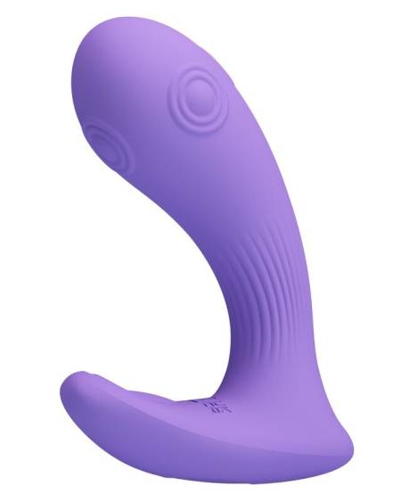 PRETTY LOVE - ANDROMEDA VIBRADOR DE DOBLE ESTIMULACIÓN RECARGABLE MORADO