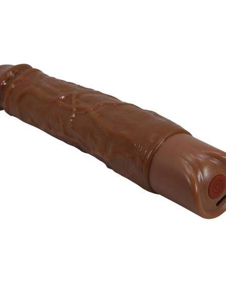 PRETTY LOVE - OWEN VIBRADOR REALÍSTICO 22,5 CM Ø 4,5 CM COLOR MARRÓN