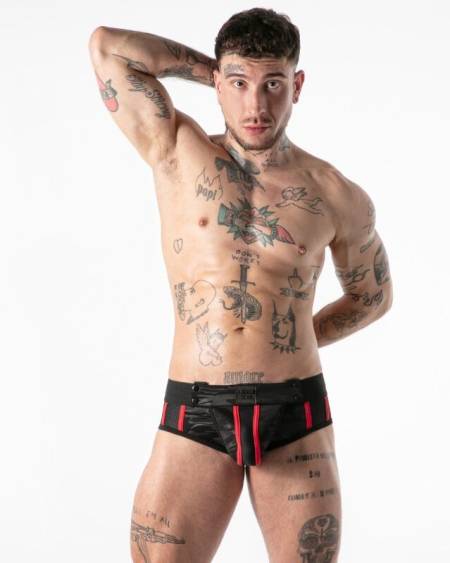 LOCKER GEAR - FULL MILITARY ACCESS JOCK BRIEF ROJO S