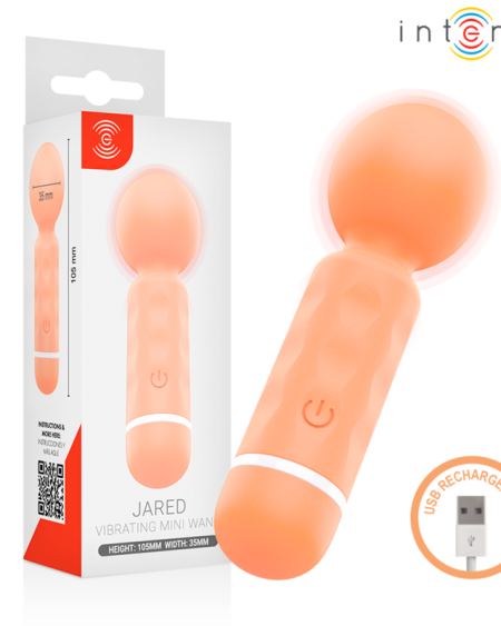 INTENSE - JARED MINI WAND MASSAGER RECARGABLE USB NARANJA