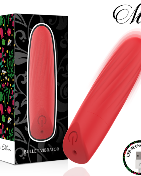 MIA - LUCY ELLEN MINI VIBRADOR RECARGABLE USB ROJO