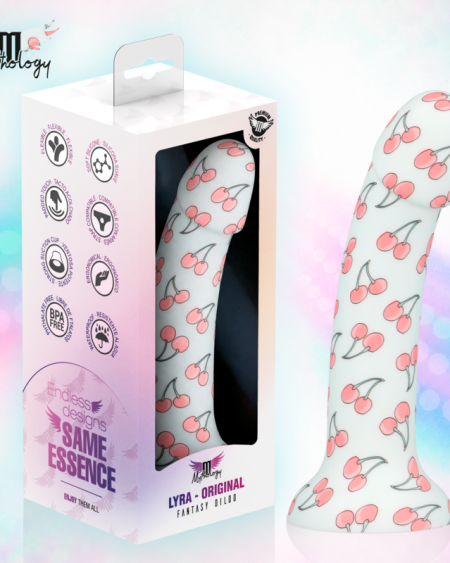 MYTHOLOGY - LYRA 3 DILDO DE SILICONA 17 CM Ø 3,6 CM CEREZAS