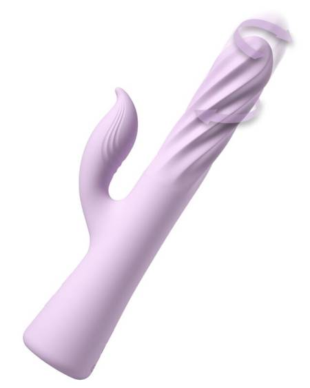 FANTASY FOR HER - FANTASY TWIST VIBRADOR TWISTMOTION CON ROTACIÓN Y EMPUJE MORADO